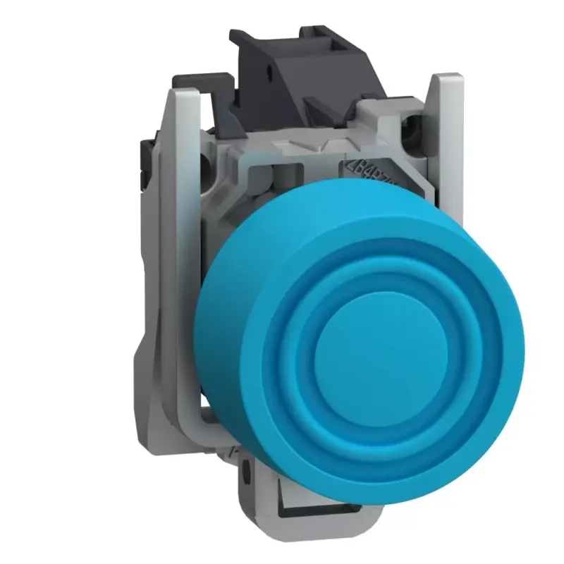 Schneider XB4BPS61GEX Harmony ATEX DG komplett nyomógomb, Ø22, beépített védősapkás, 1NO, kék Akciós ár