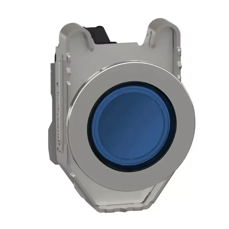 Schneider XB4FVB6 Harmony panelbe süllyesztett komplett fém LED jelzőlámpa, Ø30, 24VAC/DC, kék Ajánlat