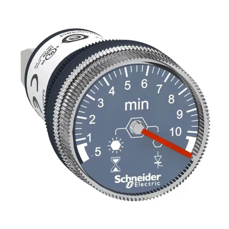 Nézd meg most Schneider XB5DTGM4 Harmony homloklapi időzítő, 0,5m-10m, Ø22, 100-240VAC/DC