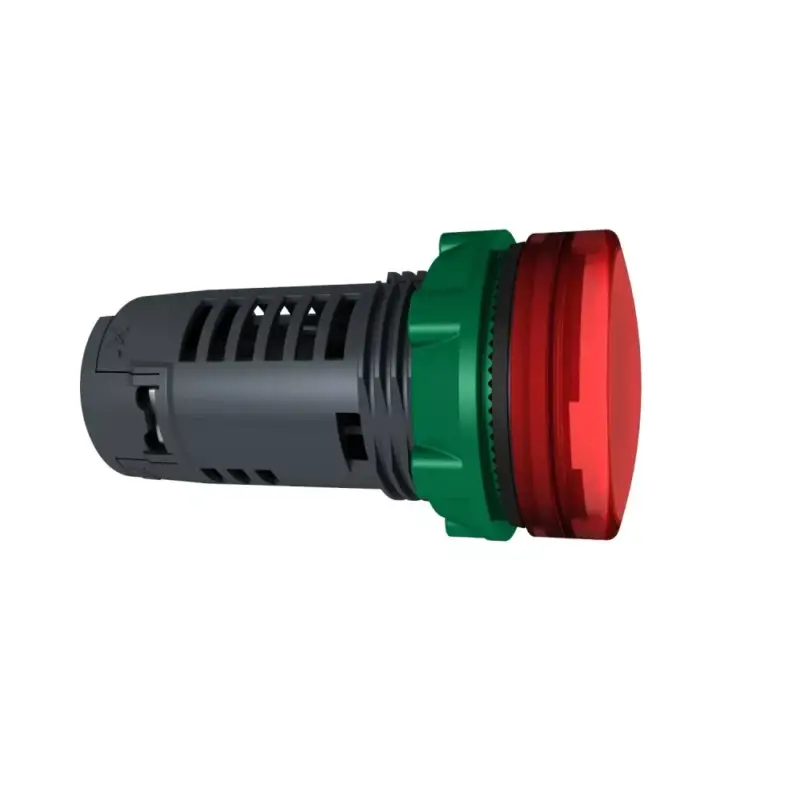 Schneider XB5EVG4 Harmony műanyag monolitikus LED jelzőlámpa, Ø22, 120VAC, piros Bestseller