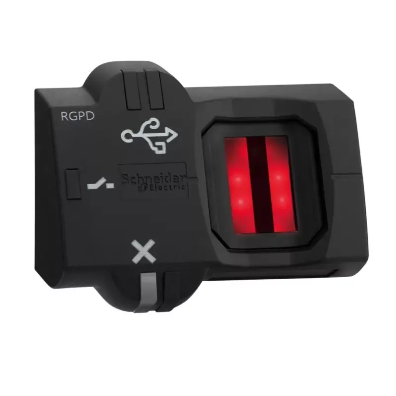 Végkiárusítás Schneider XB5S7B2M12 Harmony biometrikus kapcsoló, monostabil, PNP, GDPR megfelelés, 24VAC/DC, M12 csatlakozóval