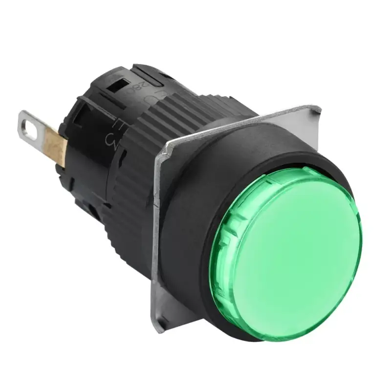 Schneider XB6EAV3BP Harmony XB6 Ø16 komplett világító nyomógomb, zöld 24V IP65 Utolsó esély