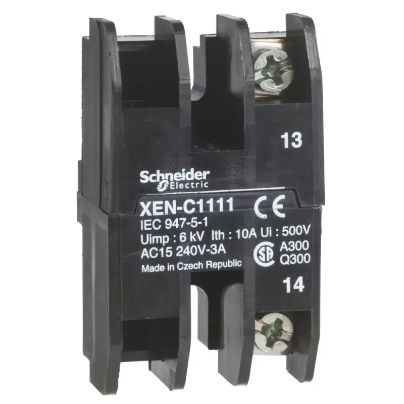Biztonságos vásárlás Schneider XENC1131 Harmony XAC Érintkező elem XACB-XACM-hez, függőkapcsolóhoz
