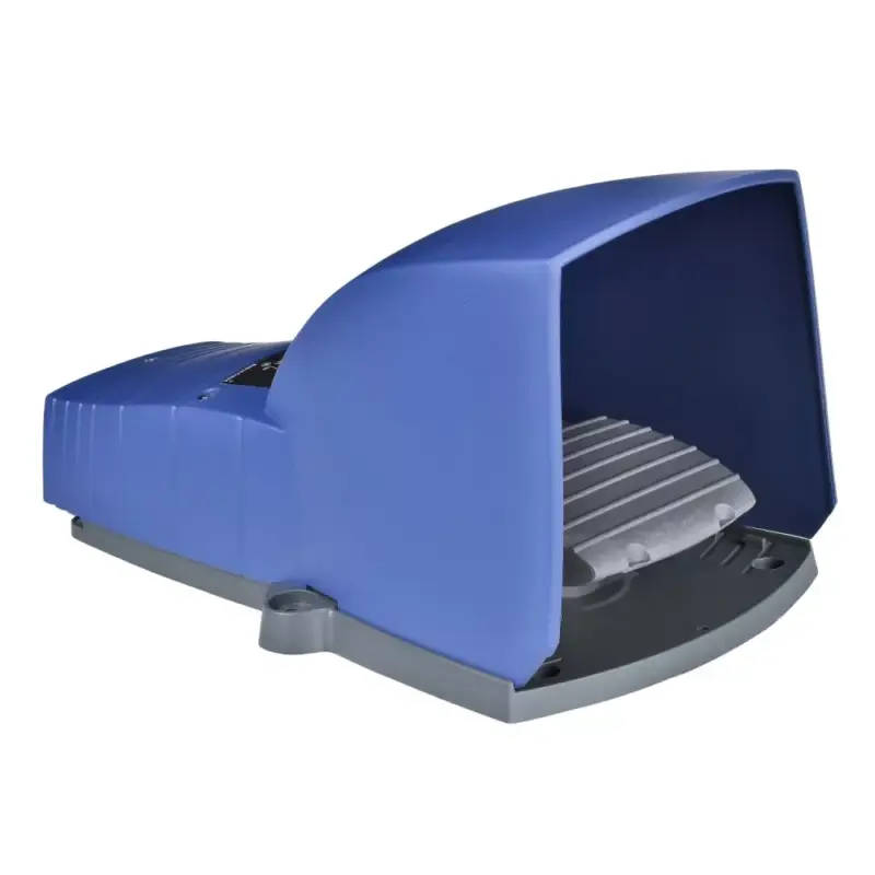 Rendeld meg most Schneider XPEB310 Harmony XPE lábkapcsoló, 1 fokozatú, 1NO+1NC, védőtetővel, műanyag, kék