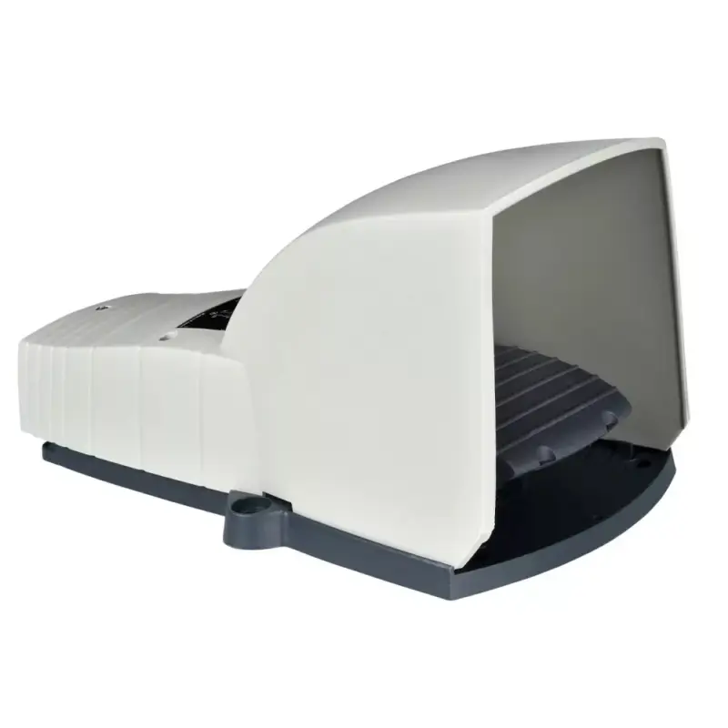 Prémium Schneider XPEG611 Harmony XPE lábkapcsoló, 2 fokozatú, 1NO+2NC, védeőtetővel, műanyag, szürke