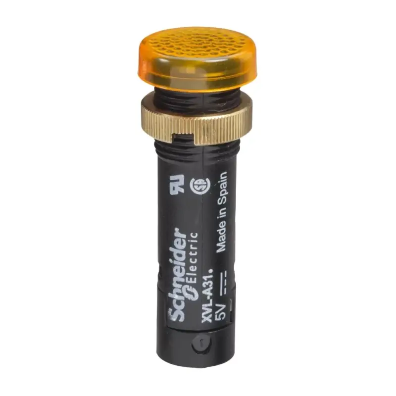 Azonnali szállítás Schneider XVLA335 Harmony XVLA Ø12 LED-es jelzőlámpa, sárga, 24VDC