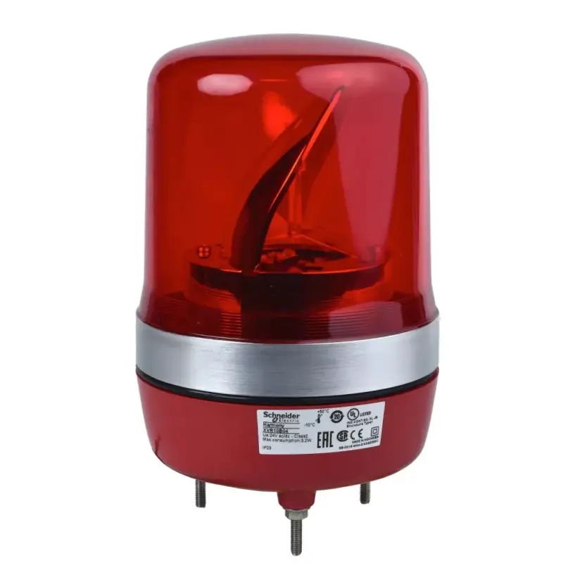 Legkelendőbb Schneider XVR10B04 Harmony XVR forgútükrös jelzőfény, LED-es, Ø106, IP23, piros, 24VAC/DC