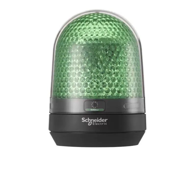 Schneider XVR3E03 Harmony XVR forgófényű jelzőegység, LED-es, Ø100, IP65, zöld, 48VDC Szuper ajánlat