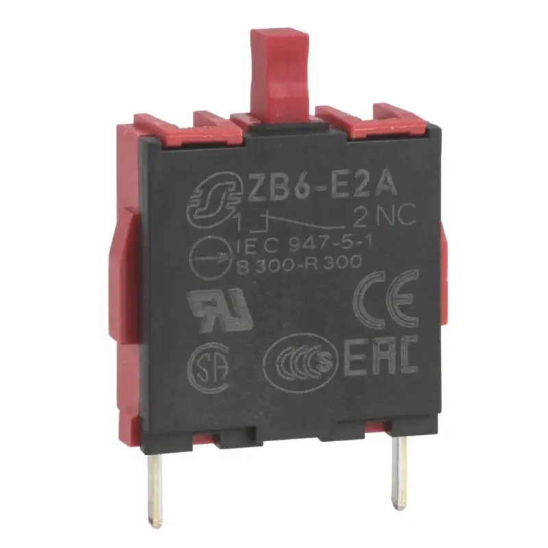 Schneider ZB6E2A Harmony XB6 Érintkezőblokk 2 NO, ezüstözött Népszerű