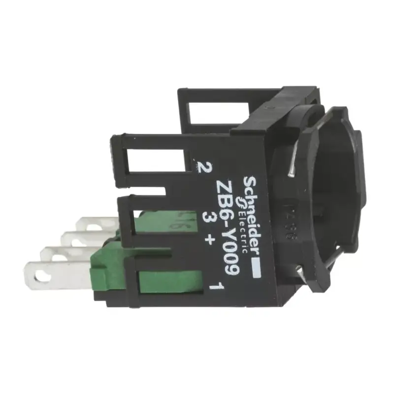 Schneider ZB6Z4B Harmony XB6 Nyomógomb vil.választókapcsoló aljzat, 2N/C Népszerű