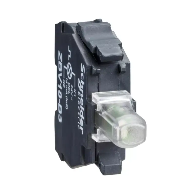 Schneider ZBV18B1 Harmony jelzőlámpa világító modul, LED, villogó, 24VAC/DC, fehér Legnépszerűbb
