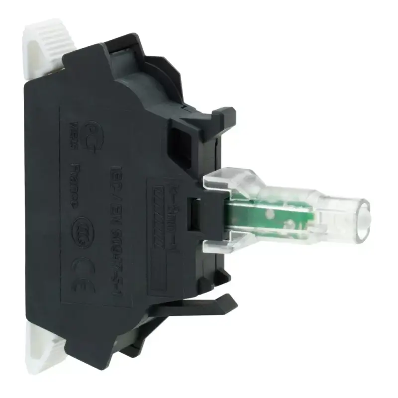 Gyors kiszállítás Schneider ZBVB15 Harmony jelzőlámpa világító modul, LED, 24VAC/DC, fehér, rugós csatlakozó