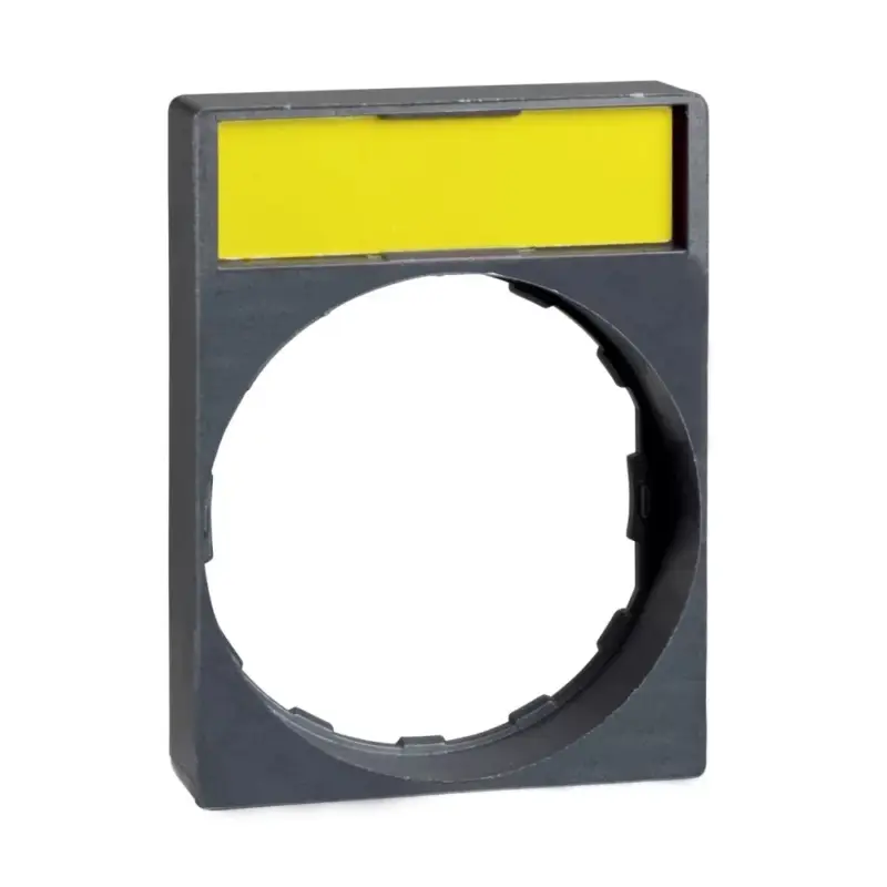 Korlátozott ajánlat Schneider ZBY2H101 Harmony címketartó 30x40 mm, kiemelkedő, Ø22 készülékekhez, 8x27 mm jelöletlen felirati címkével, fekete/piros