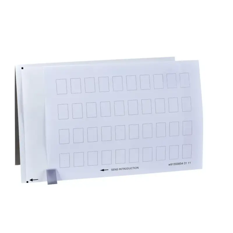 Schneider ZBY5100 Harmony felirati címke, 18x27 mm, 30x50 mm címketartóhoz, gravírozható, 40db Kiárusítás