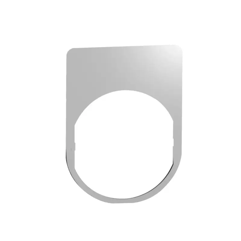 Outlet Schneider ZBYM2101 Harmony felirati tábla, 40x50 mm, fém, Ø22 készülékhez, felirat nélkül