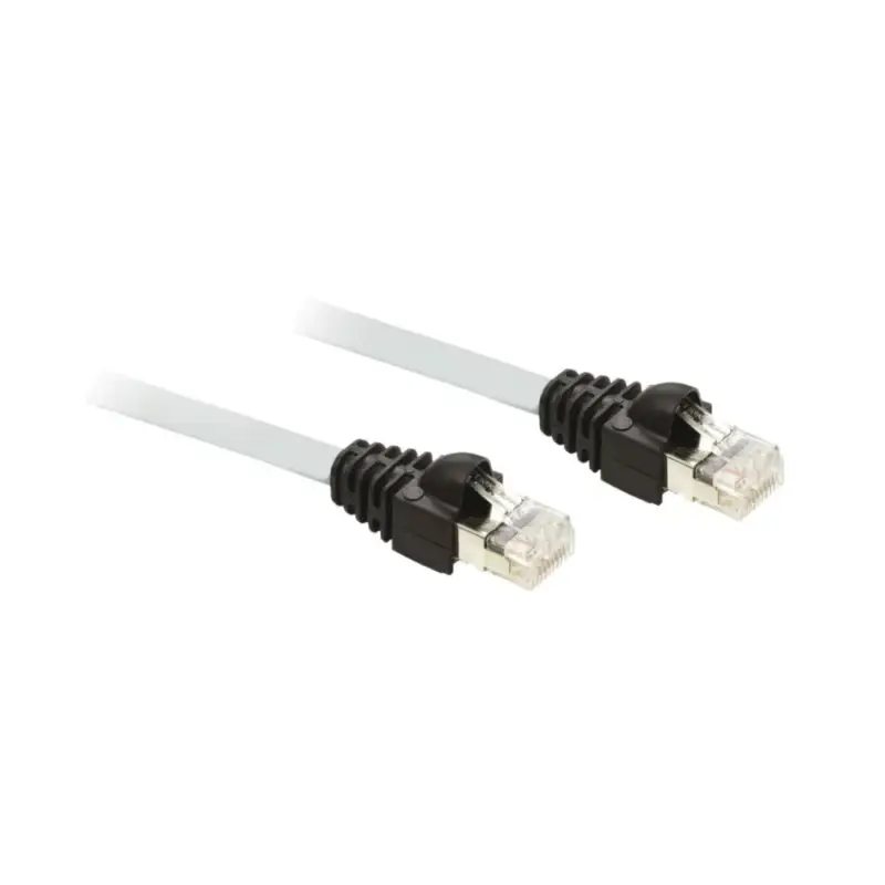 Árengedmény Schneider 490NTW00002 Ethernet árnyékolt sodrott érpár Kábel, 2M, RJ45 connec.