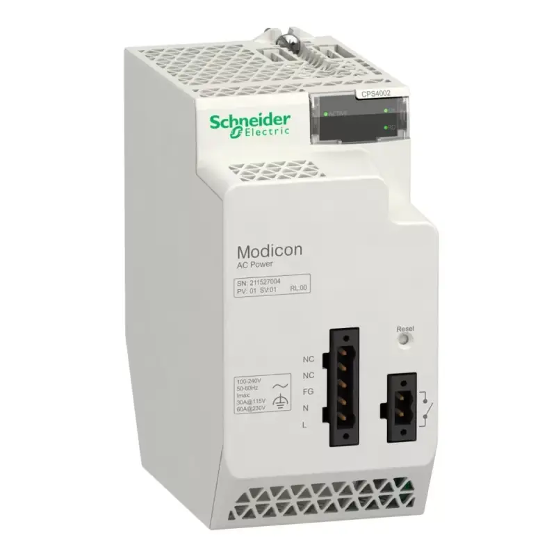 Schneider BMXCPS4002 X80 redundáns 36W AC tápegység modul Gyors kiszállítás