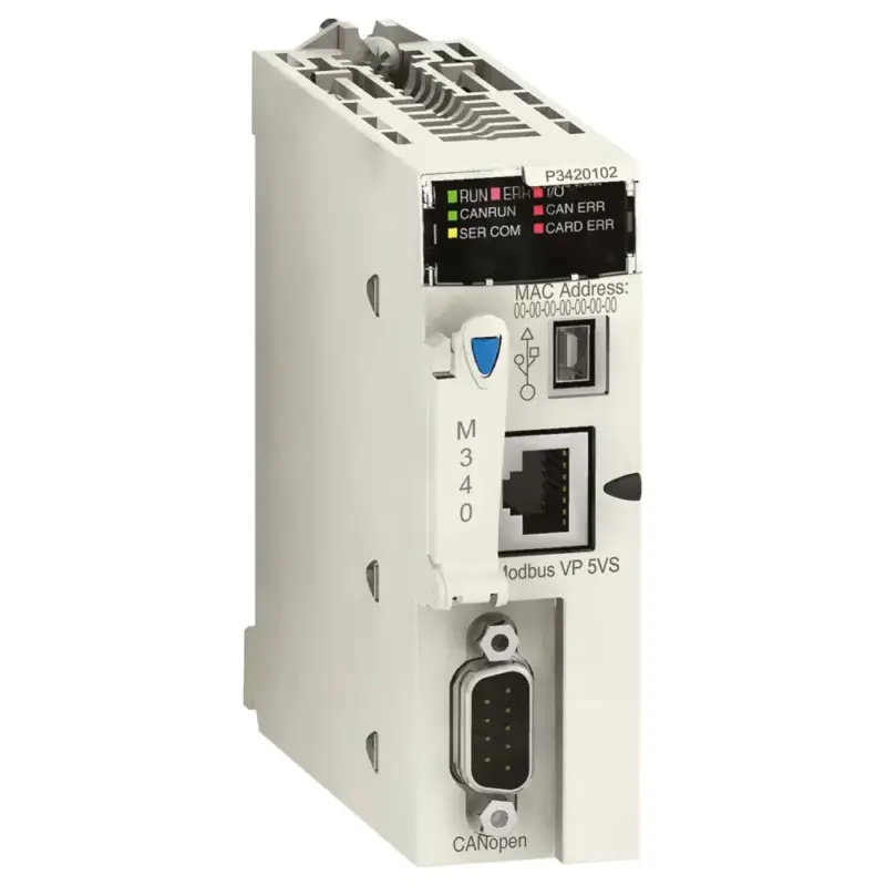 Schneider BMXP3420102 L2 Processzor M340 CPU Modbus CANopen2 Kedvezményes ár