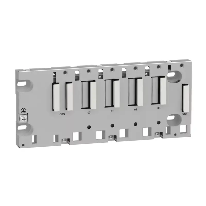 Csak ma Schneider BMXXBP0400 Hátlap, 4 I/O kártyahely