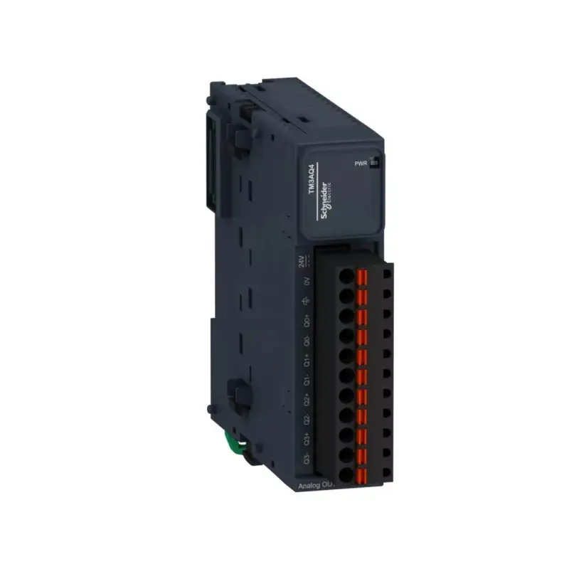 Végkiárusítás Schneider TM3AQ4G Bővítő modul TM3-4 ANA Kimenet Rugós