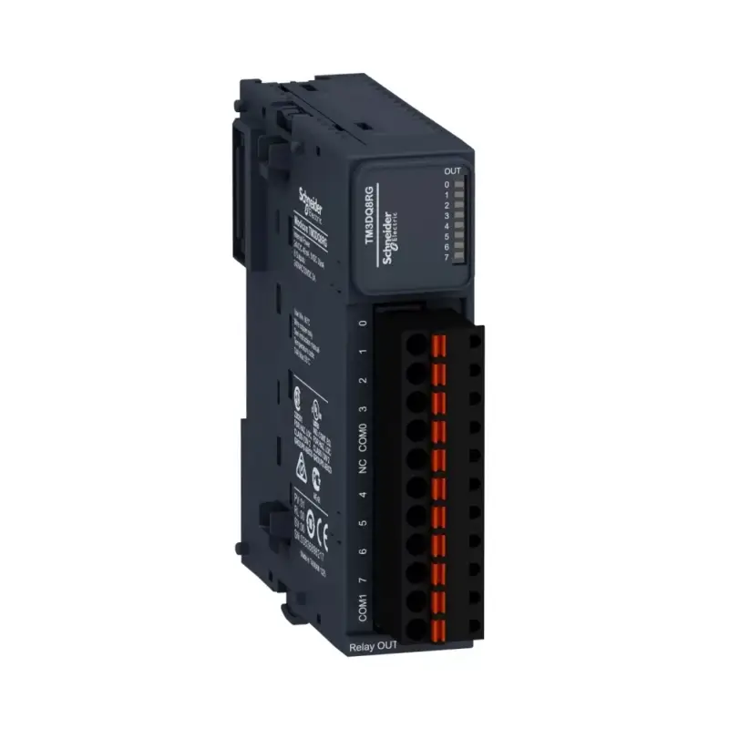 Schneider TM3DQ8RG Bővítő modul TM3-8 DO relés Rugós Azonnal elérhető