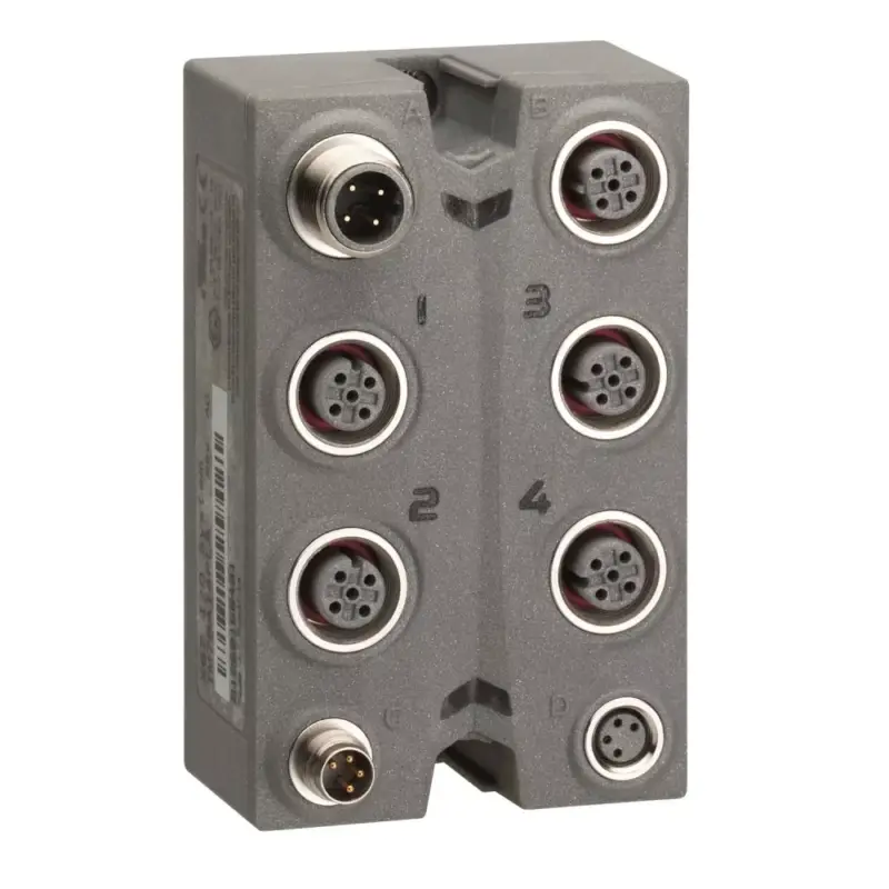 Schneider TM7BAO4VLA IP67 bővítő blokk 4 AO/12 bits,+/- 10V/M12 Árcsökkenés