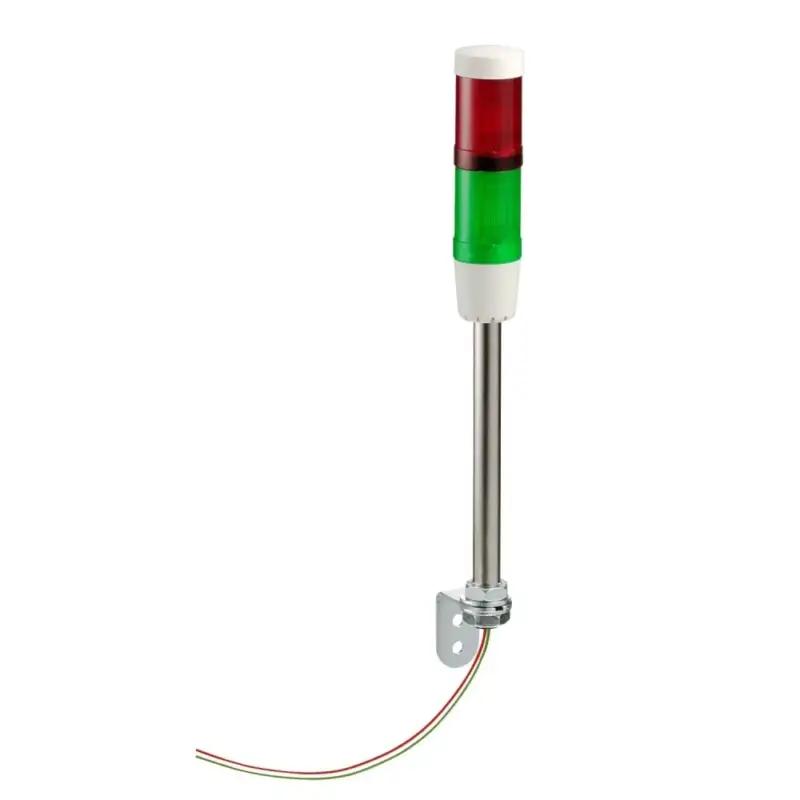 Schneider XVMB1RGS Harmony XVM Ø45 komplett fényoszlop, folytonos piros-zöld, hangjelzővel, fali, 250mm tartócsöves, 24VAC/DC Olcsó