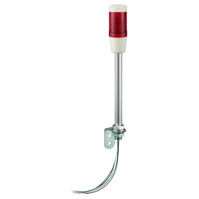 Azonnali szállítás Schneider XVMB2RSB Harmony XVM Ø45 komplett fényoszlop, folytonos piros, fali, 250mm tartócsöves, 24VAC/DC