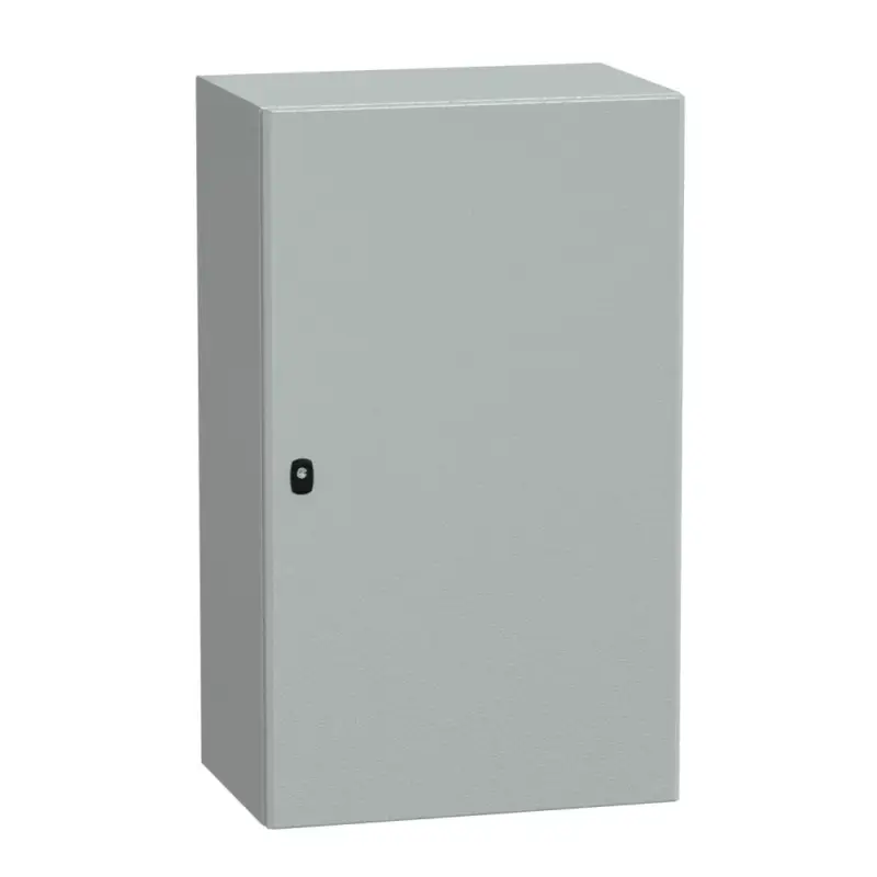 Schneider NSYS3D10640P Spacial S3D Falra szerelhető fém szekrény, Teli ajtóval, 1000x600x400, IP66, szerelőlappal Olcsó