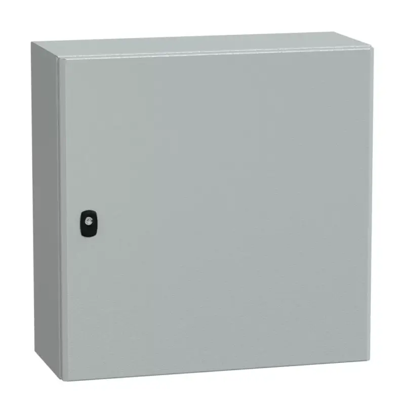 Ajánlat Schneider NSYS3D6625 Spacial S3D Falra szerelhető fém szekrény, Teli ajtóval, 600x600x250, IP66, szerelőlap nélkül