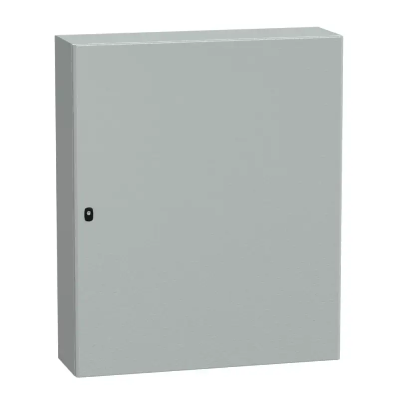 Schneider NSYS3D121030 Spacial S3D Falra szerelhető fém szekrény, Teli ajtóval, 1200x1000x300, IP66, szerelőlap nélkül Népszerű