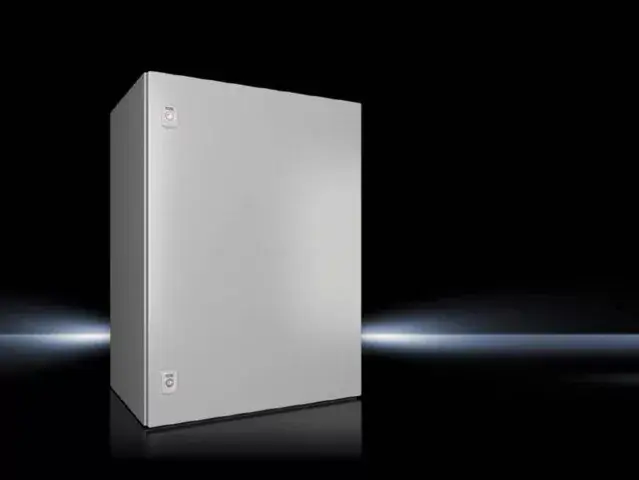 Legnépszerűbb Rittal AX 1059.000 fém szekrény, teli ajtóval, 800x600x400, IP66, szerelőlappal (Rittal 1059000)