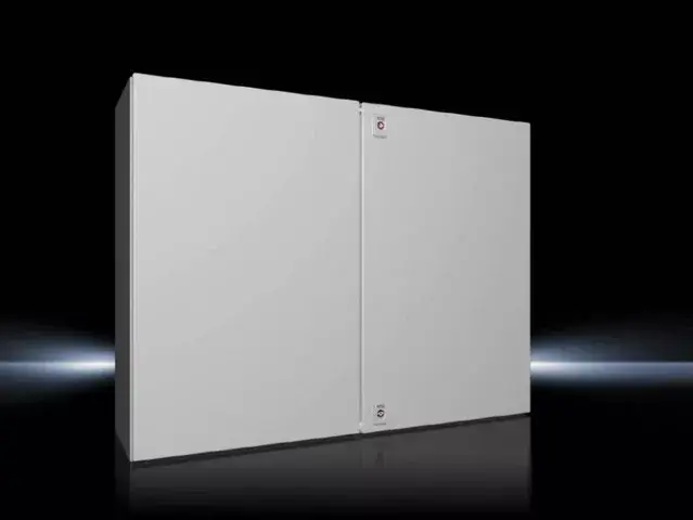 Bestseller Rittal AX 1130.000 fém szekrény, teli ajtóval, 760x1000x300, IP55, szerelőlappal, 2 ajtós (Rittal 1130000)