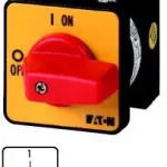 Eaton 011082 T0-2-1/E-RT Be-Ki kapcsoló VÉSZ-KI 3p 20A beépíthető Vedd meg online