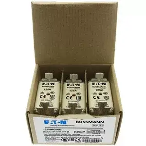 Eaton 125NHG00B NH FUSE 125A 500V GG/GL SIZE 00 NH-betét 125A, DIN 00 méret, 500V AC, gG/gL Outlet