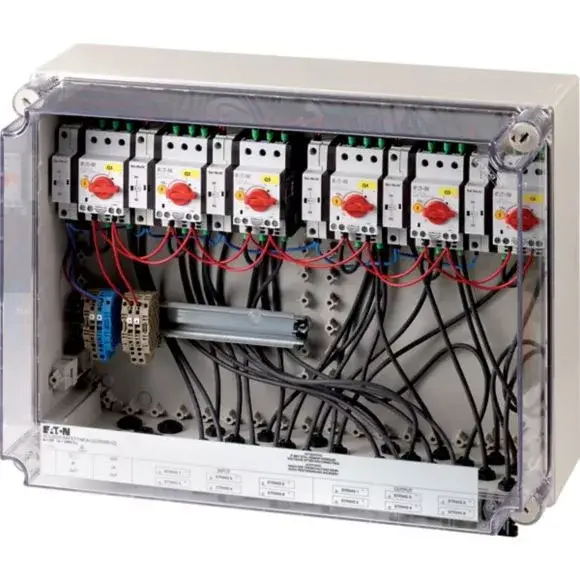 Prémium Eaton 168105 SOL30X6-SAFETY-MV-U(230V50HZ) PV tűzvédelmi DC szak.kapcs. 30A, 6xM12/6xM12