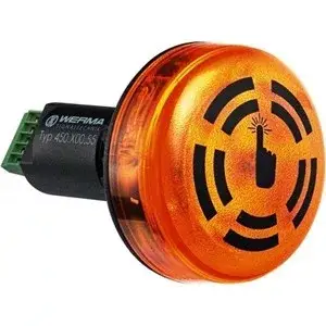 Werma 45030055 LED Buzzer EM Contin. tone 24VDC YE Expressz kézbesítés