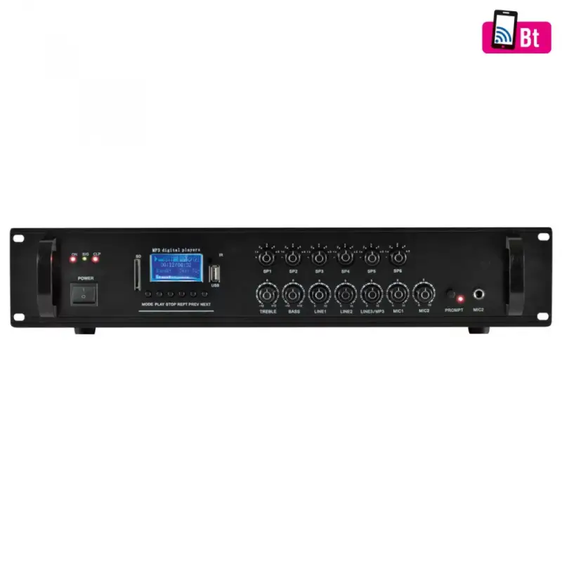 SAL MPA 120BT Keverő-erősítő, FM-BT-MP3, 120Watt ( MPA 120BT ) Biztonságos fizetés