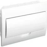 Tracon EDSN-12/1 Műanyag kiselosztó, 12 modul, 1 sor, teli ajtóval, IP40, süllyesztett Kedvezményes ár