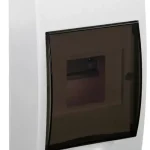 Szuper ajánlat Tracon EDFK-4/1 Műanyag kiselosztó, 4 modul, 1 sor, füstszínű ajtóval, IP40, falon kívüli