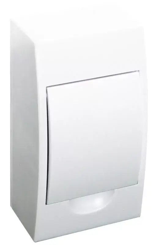 Tracon EDFKN-4/1 Műanyag kiselosztó, 4 modul, 1 sor, teli ajtóval, IP40, falon kívüli Árcsökkenés