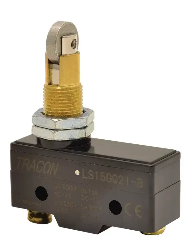 Tracon LS15GQ21-B Helyzetkapcsoló, görgős 1×CO, 2A/230V AC, 90°, IP00 Expressz szállítás