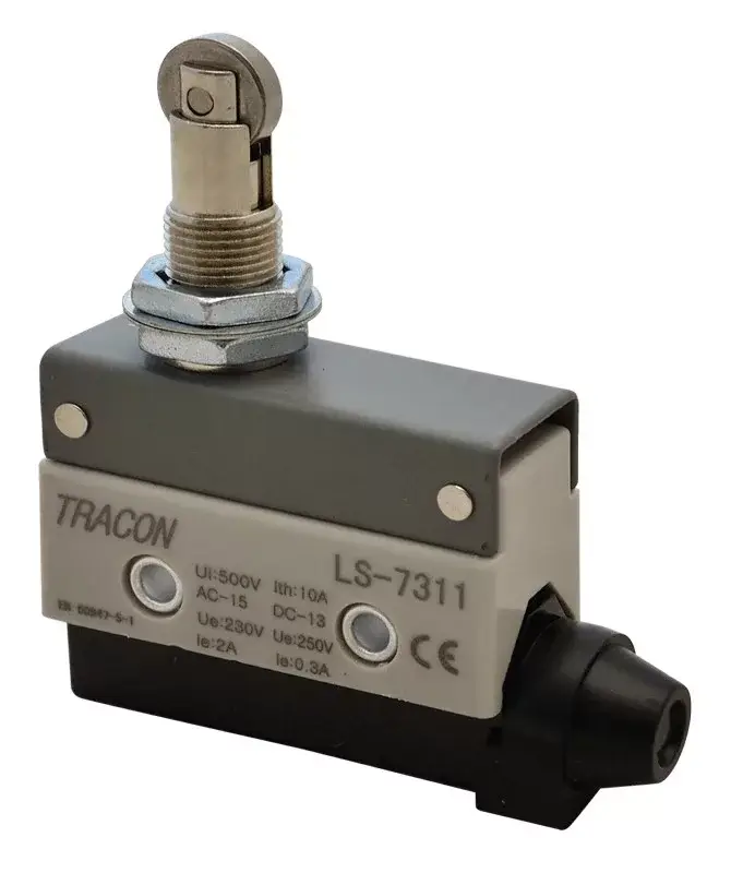 Biztonságos fizetés Tracon LS7311 Helyzetkapcsoló, görgős 1×CO, 2A/230V AC, IP40