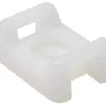 Kedvezményes ár Tracon CSTALP-4 Csavarozható, 2oldalt fűzhető kábelkötegelő talp, natúr 16×11mm, d=7mm, PA6.6