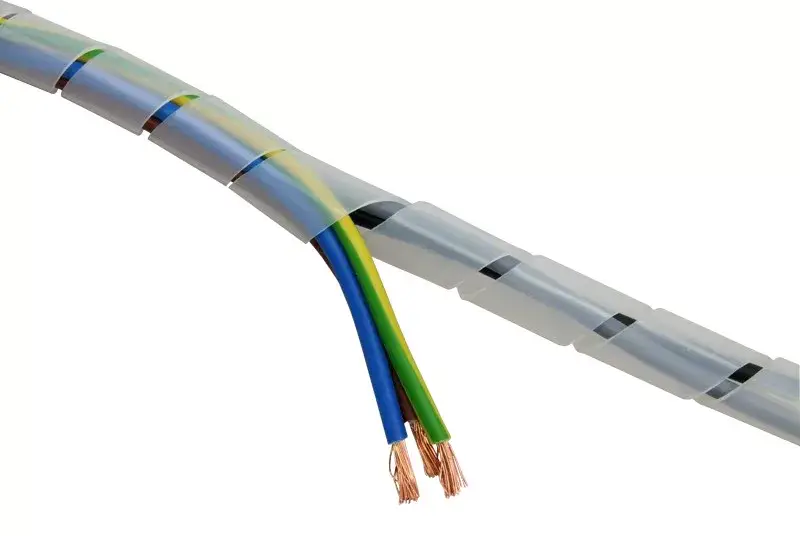 Tracon KSPI-6N Vezetékösszefogó szalagspirál, natúr dmin-dmax=7-40mm, PE Vásárlói kedvenc