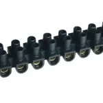 Tracon SF5A-H-L Flex. nyomólemezes sorozatkapocs, H profil, 12 tag, fekete 4mm2, 450VAC, 25A, PP Kiárusítás