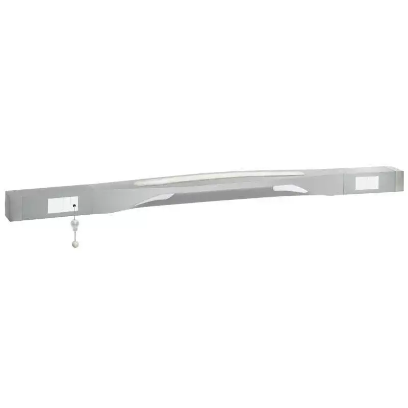 Legrand 078331 Ágylámpasáv LED olvasófénnyel, antimikrobiális húzózsinóros kapcsolóval, alumínium, szürke, antimikrobiális, hossz: 1,4 m ( Legrand 078331 ) Újdonság