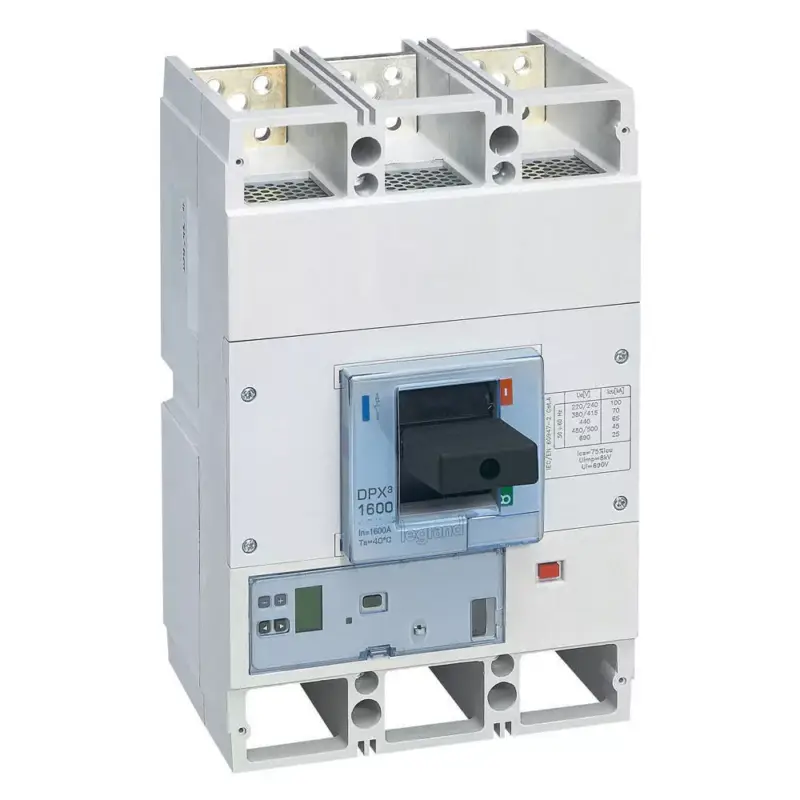 Szuper akció Legrand 422447 DPX3 1600 kompakt megszakító Sg+mérés 3P 1600A 36kA ( Legrand 422447 )