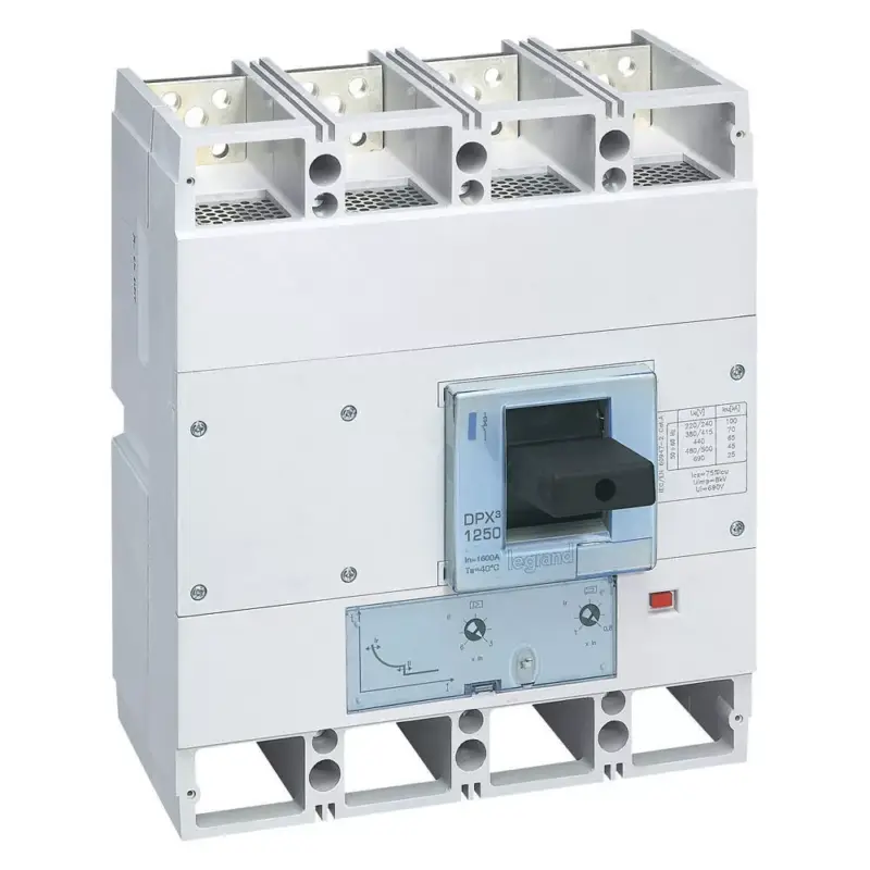 Szuper ajánlat Legrand 422257 DPX3 1600 kompakt megszakító termikus mágneses 4P 800A 36kA ( Legrand 422257 )