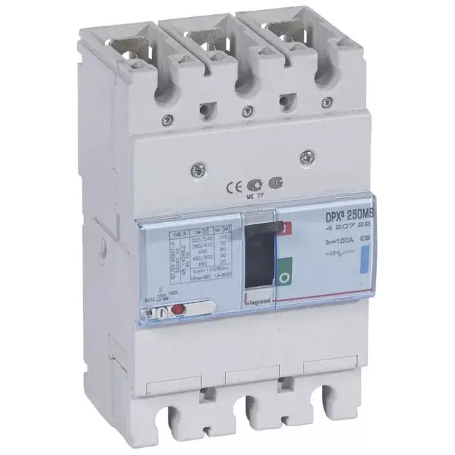 Legrand 420722 DPX3 250 100A 3P 25kA MA kompakt megszakító ( Legrand 420722 ) Gyors kiszállítás